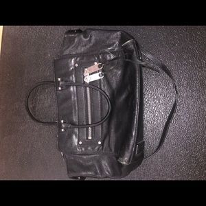 Milly Black Leather Handbag